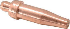 Value Collection - 1/2 to 3/4 Inch Cutting Torch Tip - Tip Number 1, Acetylene, For Use with Victor Torches - Exact Tool & Supply