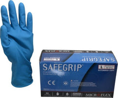 Microflex - Size L, 11 mil, Medical Grade, Powder Free Latex Disposable Gloves - Exact Tool & Supply