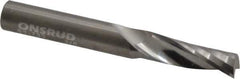 Onsrud - 3/8" Cutting Diam x 1-1/8" Length of Cut, 1 Flute, Upcut Spiral Router Bit - Uncoated, Right Hand Cut, Solid Carbide, 3" OAL x 3/8" Shank Diam, Single Edge, 21° Helix Angle - Exact Tool & Supply