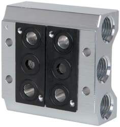 ARO/Ingersoll-Rand - 2 Station 18mm Manifold Stacking Solenoid Valve - For Use with 2 Station - Exact Tool & Supply