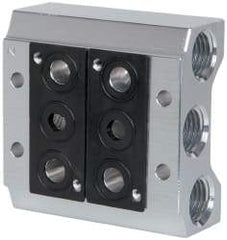 ARO/Ingersoll-Rand - 2 Station 18mm Manifold Stacking Solenoid Valve - For Use with 2 Station - Exact Tool & Supply