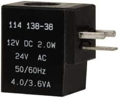 ARO/Ingersoll-Rand - 12 VDC Coil Stacking Solenoid Valve - For Use with Sierra 18mm & Premair Valves - Exact Tool & Supply