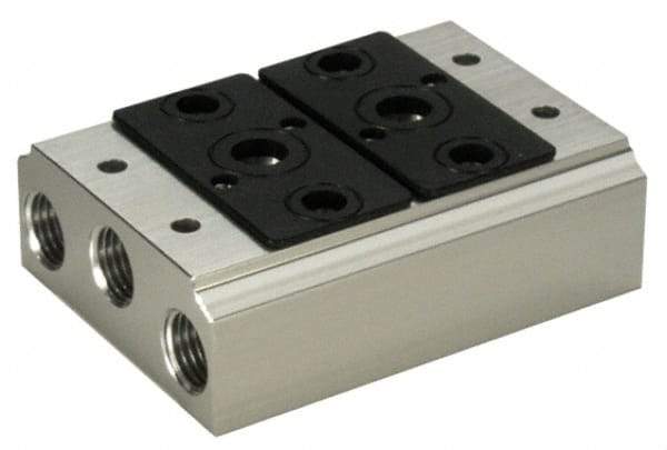 ARO/Ingersoll-Rand - 3/8", 3/8" 2 Station Manifold Stacking Solenoid Valve - For Use with 2 Station - Exact Tool & Supply
