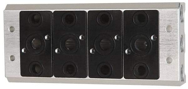 ARO/Ingersoll-Rand - 1/4", 1/4" 4 Station Manifold Stacking Solenoid Valve - For Use with 4 Station - Exact Tool & Supply