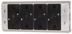 ARO/Ingersoll-Rand - 1/4", 1/4" 4 Station Manifold Stacking Solenoid Valve - For Use with 4 Station - Exact Tool & Supply