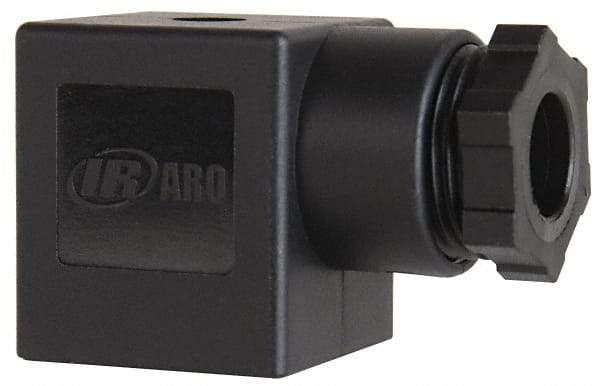 ARO/Ingersoll-Rand - 30mm Stacking Solenoid Valve Connector without Lead Wire - For Use with 1/8 NPT - Exact Tool & Supply