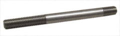 Gibraltar - 3/4-10 7" OAL Equal Double Threaded Stud - Carbon Steel, Black Oxide Finish, 2" Equal Thread Length - Exact Tool & Supply