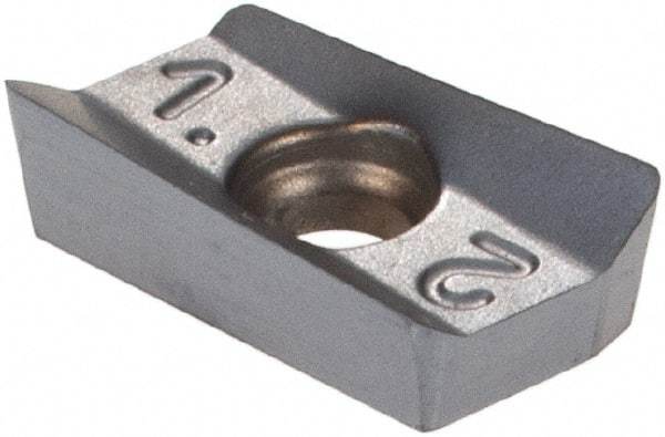 Iscar - HP ANCR070204 Grade IC328 Carbide Milling Insert - TiCN Finish, 0.1024" Thick, 0.4mm Corner Radius - Exact Tool & Supply