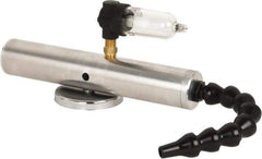 Vortec - 8" Long Hose, 900 BTU/Hr Air Capacity, 1 Outlet, Cold Air Gun Kit - 10-5/8" Tank/Unit Length, 6.63" High Tank/Unit, Includes Filter, Magnetic Base - Exact Tool & Supply