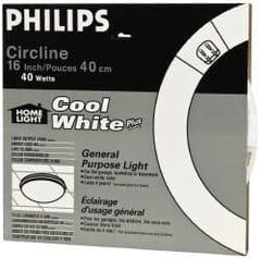 Philips - 40 Watt Fluorescent Tubular 4 Pin Lamp - 4,100°K Color Temp, 2,500 Lumens, T8, 12,000 hr Avg Life - Exact Tool & Supply