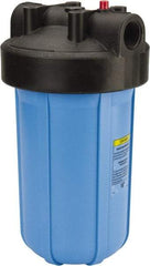 Pentair - 7-1/4 Inch Outside Diameter, 15 Inch Cartridge Length, 50 Micron Rating, Cartridge Filter Assembly - 1 Inch Pipe, Reduces Sediment - Exact Tool & Supply