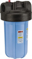 Pentair - 7-1/4 Inch Outside Diameter, 14 Inch Cartridge Length, 50 Micron Rating, Cartridge Filter Assembly - 1-1/2 Inch Pipe, Reduces Sediment - Exact Tool & Supply