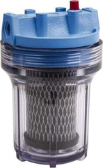 Pentair - 4-5/8 Inch Outside Diameter, 8 Inch Cartridge Length, 5 Micron Rating, Cartridge Filter Assembly - 3/8 Inch Pipe, Reduces Taste, Odor and Sediment - Exact Tool & Supply