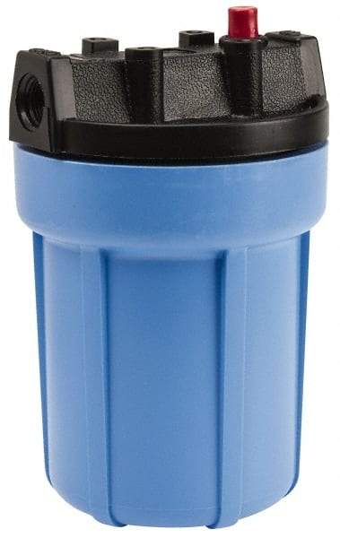 Pentair - 4-5/8 Inch Outside Diameter, 8 Inch Cartridge Length, 5 Micron Rating, Cartridge Filter Assembly - 3/8 Inch Pipe, Reduces Taste, Odor and Sediment - Exact Tool & Supply