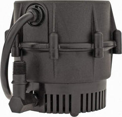 Little Giant Pumps - 1/40 HP, 5.3 psi, Nylon Miniature Submersible Pump - 1/4 Inch Outlet, 6 Ft. Long Power Cord, 1.7 Amp - Exact Tool & Supply