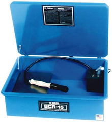 Build-All - Bench Top Solvent-Based Parts Washer - 5 Gal Max Operating Capacity, Steel Tank, 120 Input Volts - Exact Tool & Supply