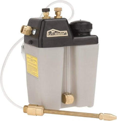 Trico - 1 Outlet, 0.25 Gal Tank Capacity, High Density Polyethylene Tank Mist Coolant System - 5' Coolant Line Length, 6" Hose Length - Exact Tool & Supply