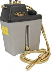 Trico - 2 Outlet, 1 Gal Tank Capacity, High Density Polyethylene Tank Mist Coolant System - 5' Coolant Line Length, 6" Hose Length - Exact Tool & Supply