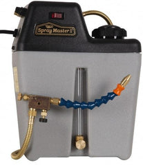 Trico - 1 Outlet, 1 Gallon Tank Capacity, High Density Polyethylene Tank Mist Coolant System - 10" Tank/Unit Length x 5-1/4" Tank/Unit Width x 12-1/4" Tank/Unit Height, 50 to 100 psi, 5' Coolant Line Length, 7" Hose Length - Exact Tool & Supply
