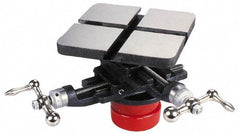 Interstate - 5" Cross Travel x 5" Longitudinal Travel, Slide Machining Table - 4-1/4" Overall Height - Exact Tool & Supply