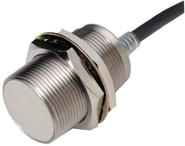 Omron - NPN, 2mm Detection, Cylinder Shielded, Inductive Proximity Sensor - 3 Wires, IP67, 12 to 24 VDC, M8x1 Thread, 8mm Wide - Exact Tool & Supply