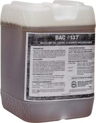 Made in USA - 5 Gal Pail Parts Washer Fluid - Water-Based - Exact Tool & Supply