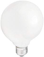 Philips - 400 Watt Incandescent Decorative Medium Screw Lamp - 2,700°K Color Temp, 6,645 Lumens, 120, 130 Volts, Dimmable, G30, 800 hr Avg Life - Exact Tool & Supply