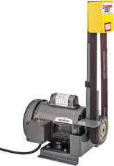 Kalamazoo - 42 Inch Long x 1 Inch Wide Vertical Belt Sanding Machine - 1,800 Ft./min Belt Speed, 1/3 Hp, Single Phase - Exact Tool & Supply