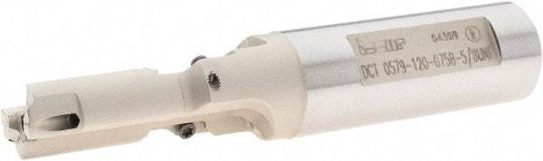 Iscar - 0.571 to 0.59" Diam, 1.2" Max Depth, 3/4" Shank Diam, 4" OAL, Replaceable Tip Drill - AOMT, IDI-SG, IDI-SK Insert, DCT Toolholder, Series ChamDrill - Exact Tool & Supply