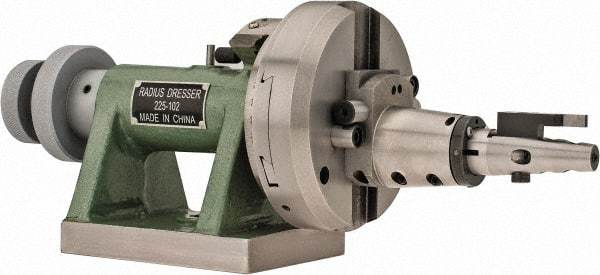 Value Collection - 12" Max Wheel Diam, Radius & Angle Wheel Dresser - 3.4" Center Height, 2" Tangential Travel, 0 to 1-5/8" Convex Radius, 5/8 to 1-5/8" Concave Radius - Exact Tool & Supply