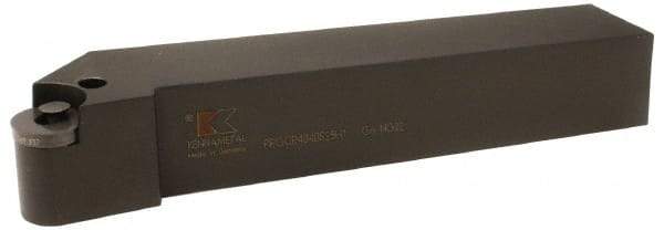 Kennametal - PRGC, Left Hand Cut, 0° Lead Angle, 32mm Shank Height x 32mm Shank Width, Neutral Rake Indexable Turning Toolholder - 170mm OAL, RC..2006.. Insert Compatibility, Series Fix-Perfect - Exact Tool & Supply