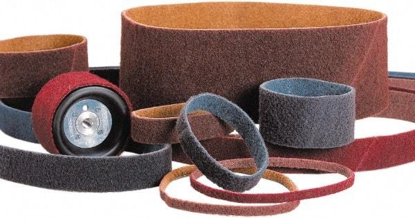 Standard Abrasives - 1/2" Wide x 18" OAL, 240 Norax Grit, Aluminum Oxide Abrasive Belt - Aluminum Oxide, Very Fine, Nonwoven - Exact Tool & Supply
