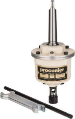 Procunier - No. 0 Min Tap Capacity, No. 10 Max Mild Steel Tap Capacity, 2MT Mount Tapping Head - Includes 2 Wrenches - Exact Tool & Supply