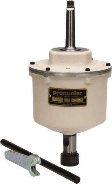 Procunier - No. 10 Min Tap Capacity, 1/2 Inch Max Mild Steel Tap Capacity, 2MT Mount Tapping Head - Includes 2 Wrenches - Exact Tool & Supply