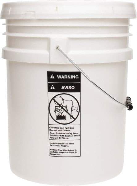 Made in USA - Poly Drum - 5 Gallon Container - Exact Tool & Supply