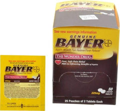 Medique - Bayer Aspirin Tablets - Headache & Pain Relief - Exact Tool & Supply