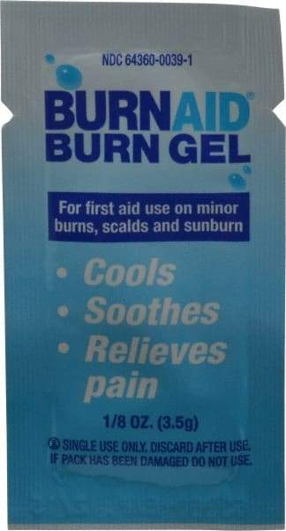 Medique - (25) 1/8 oz Burn Relief Gel - Comes in Packet - Exact Tool & Supply