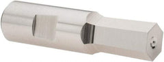 Hassay-Savage - 6mm Hexagon Rotary Broach - 3/8" Depth of Cut, 0.315" Shank - Exact Tool & Supply