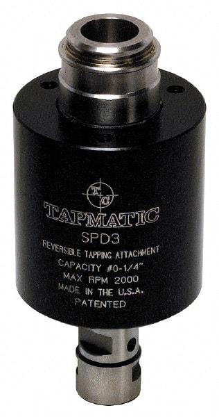 Tapmatic - Model SPD-7, No. 10 Min Tap Capacity, 5/8 Inch Max Mild Steel Tap Capacity, 7/8-20 Mount Tapping Head - 24100 (2441), 24000 (J440) Compatible, Includes Tap Clamping Wrenches, for CNC and Manual Machines - Exact Tool & Supply