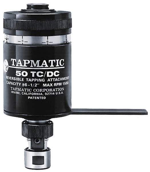 Tapmatic - Model 30TC/DC, No. 0 Min Tap Capacity, 1/4 Inch Max Mild Steel Tap Capacity, 1/2-20 Mount Tapping Head - 21600 (J116), 21700 (J117) Compatible, Includes Tap Clamping Wrenches, for Manual Machines - Exact Tool & Supply