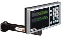 Fagor - 2 Axis, 6" X-Axis Travel, 36" Z-Axis Travel, Turning DRO System - 0.0002", 0.0005", 0.001" Resolution, 5µm Accuracy, LED Display - Exact Tool & Supply