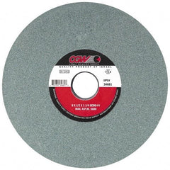 Camel Grinding Wheels - 7" Diam x 1-1/4" Hole x 3/4" Thick, I Hardness, 80 Grit Surface Grinding Wheel - Silicon Carbide, Type 5, Medium Grade, 3,760 Max RPM, Vitrified Bond, One-Side Recess - Exact Tool & Supply