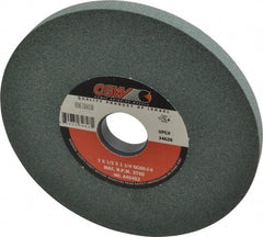 Camel Grinding Wheels - 7" Diam x 1-1/4" Hole x 1/2" Thick, I Hardness, 80 Grit Surface Grinding Wheel - Silicon Carbide, Type 1, Medium Grade, 3,760 Max RPM, Vitrified Bond, No Recess - Exact Tool & Supply