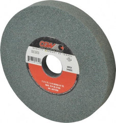 Camel Grinding Wheels - 7" Diam x 1-1/4" Hole x 1" Thick, I Hardness, 60 Grit Surface Grinding Wheel - Silicon Carbide, Type 5, Medium Grade, 3,760 Max RPM, Vitrified Bond, One-Side Recess - Exact Tool & Supply