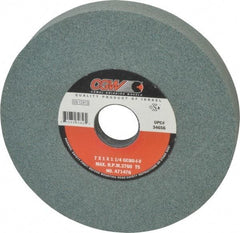 Camel Grinding Wheels - 7" Diam x 1-1/4" Hole x 1" Thick, I Hardness, 80 Grit Surface Grinding Wheel - Silicon Carbide, Type 5, Medium Grade, 3,760 Max RPM, Vitrified Bond, One-Side Recess - Exact Tool & Supply
