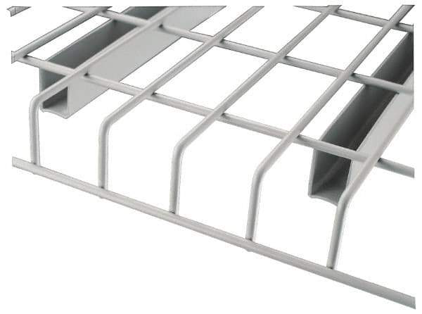 Nashville Wire - 52" Wide, 1-1/2" High, Open Shelving Welded Wire Decking - Steel, 42" Deep, Use with Pallet Racks - Exact Tool & Supply