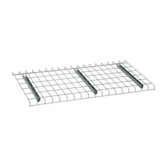 Nashville Wire - 46" Wide, 1-1/2" High, Open Shelving Welded Wire Decking - Steel, 24" Deep, Use with Pallet Racks - Exact Tool & Supply
