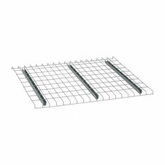 Nashville Wire - 46" Wide, 1-1/2" High, Open Shelving Welded Wire Decking - Steel, 36" Deep, Use with Pallet Racks - Exact Tool & Supply