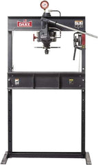 Dake - 75 Ton Manual Shop Press - 4-1/2 Inch Stroke - Exact Tool & Supply