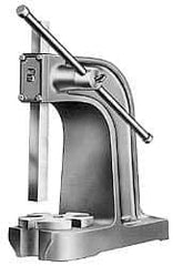 Dake - 10 Inch Long x 18 Inch Wide/Deep x 36 Inch High, Metal Cutting and Forming Machine Stand - For Use with 0 and Y Arbor Press - Exact Tool & Supply